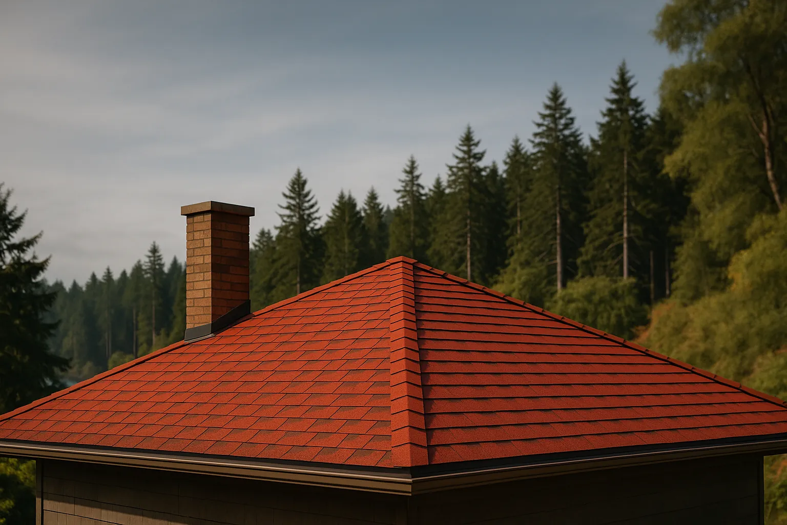 A residential roof transformed by preservation — clean, restored, and protected
