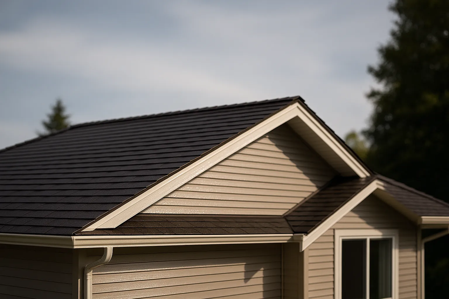 A freshly treated roof and exterior surfaces with a subtle protective sheen